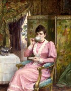 Adrien Tanoux_1892_Dame beim Teetrinken.jpg